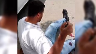Genç kadın, tacizcisini sokak ortasında vurup cep telefonu ile videosunu çekti!