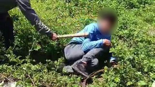 Sosyal medya tacizcisine güpegündüz yol kenarında kan donduran işkence kamerada!
