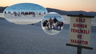 Salda Gölü'ne giren baba ve oğul boğuldu, kızı vatandaşlar kurtardı
