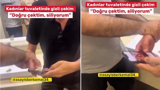 İstanbul'daki lüks AVM'nin kadınlar tuvaletinden sapık çıktı!