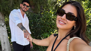 Hazal Çağlar ile Samet Akaydın'ın aşk tatilinde