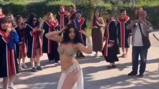 ODTÜ'de dansözlü mezuniyet töreni olay oldu