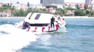 Marmara Denizi'nde korku dolu anlar: Bir facianın eşiğinden dönüldü!
