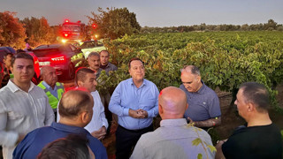 Manisa Büyükşehir Belediye Başkanı Başkan Dutlulu Yangın Bölgesinde İncelemelerde Bulundu