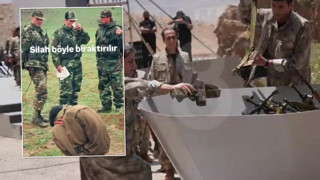 Ümit Özdağ yayınladığı fotoğrafla ''silah öyle değil, böyle bıraktırılır'' dedi!