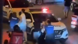 İstanbul'da polise saldırı: Hatalı park uyarısı yapan polise saldırdılar!