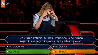 Kim Milyoner Olmak İster'de 2. soruda hem joker kullandı hem yanlış yanıt verdi