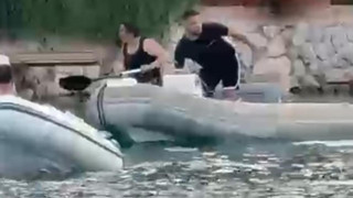 Marmaris'teki teknedeki cinayetin katil zanlısına kıyıda küreklerle saldırdılar!