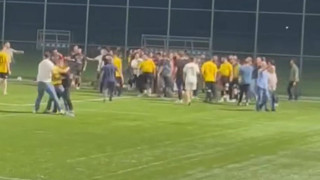 Köyler arasında futbol turnuvasında saha karıştı!