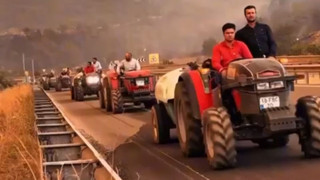 Orman yangınlarıyla mücadelede herkesi ağlatan görüntüler!