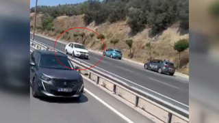 Ters yöndeki tam gaz trafik teröristi otoyolu birbirine kattı!