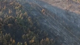 Manisa'daki orman yangını 2'nci gününde devam ediyor