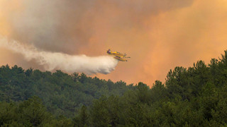 Eskişehir'de çıkan orman yangını, 3'üncü günde Afyonkarahisar'da sürüyor