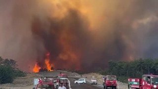 Bursa'da yangın tam kontrol altında derken, yeniden canlandı!