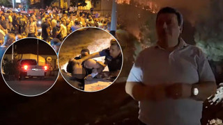 Bursa'daki şüpheli araç bulundu, gözaltına alınan şüpheliyi vatandaş linç etmek istedi!