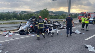 Kuzey Marmara'da korkunç kaza: 1 kişi öldü, 4 kişi yaralandı