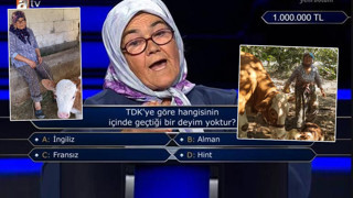 Kim Milyoner Olmak İster'de bir milyonluk soruyu açtıran Günay teyze fenomen çıktı