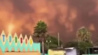 Karavanda çıkan yangın cenneti cehenneme çevirdi!