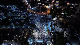 İstanbul'da geceyarısı binlerce kişilik İsrail protestosu: Bilal Erdoğan da oradaydı!