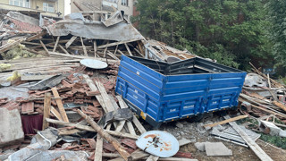 Balıkesir'deki 6,1'lik yıkım havadan görüntülendi!
