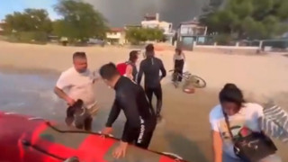 Çanakkale'de orman yangınlarında mahsur kalan 348 kişiye ulaşıldı!