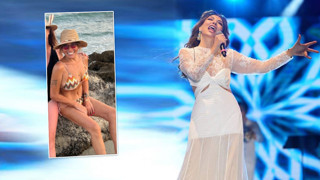 6 ayda 25 kilo birden veren Işın Karaca yaz tatilinde bikinisiyle adeta gövde gösterisi yaptı