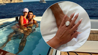 Ronaldo'nun 9 yıllık sevgilisine aldığı evlenme teklifi yüzüğü göz bebeklerimize sığmadı!