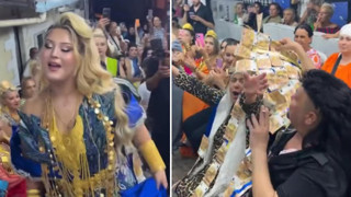 Kobra Murat'ın kızının söz töreni olay oldu: Euro'dan şemsiye yaptılar!