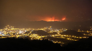 Suriye'de çıkan orman yangını Türkiye’ye sıçradı; alevler geceyi gündüze çevirdi!