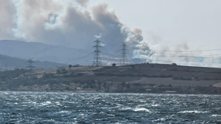 Çanakkale'de bir büyük orman yangını daha!