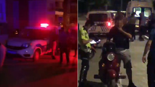 Şehir eşkıyaları iş başında: Çocuklu aileye de, polise de saldırdılar!