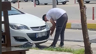 Yitip giden bir hayat kamerada... Kriz geçirip, kendinden geçti...