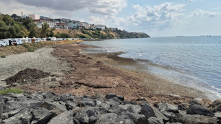 Marmara kıyılarında deniz adeta kara toprak parçasına dönüştü