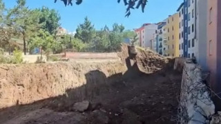 Erzurum İspir'de heyelan! Onlarca ev tahliye edildi!