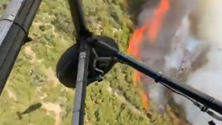 Denizli'de orman yangını