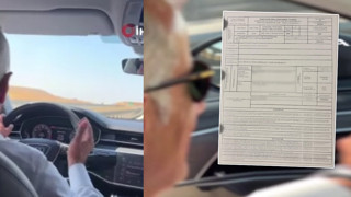 Otoyolda 225 km saatle şov yapan Bakan Uraloğlu'na radar cezası