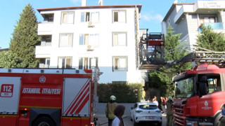 İstanbul'da otelde yangın paniği: Bina tahliye edildi