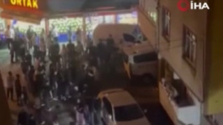 Asker eğlencesinde atılan havai fişekle mahalleyi savaş alanına çevirdiler