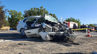 Manisa'da korkunç kaza: Yanarak can verdiler!