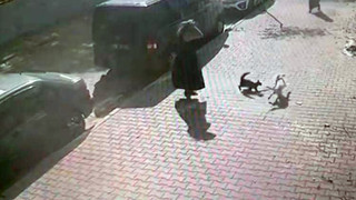 İstanbul'da kadına garip şiddet kamerada: Bir anda neye uğraıdığını şaşırdı!