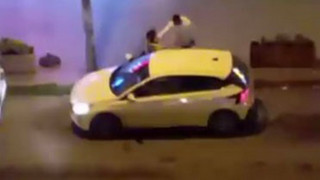 İstanbul'da şoke eden olay: Bir kadını döve döve zorla araca bindirdi