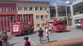 İstanbul'da okulda yangın paniği: Bina tahliye edildi