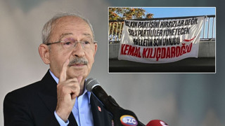 CHP'nin İstanbul mitingi öncesi tartışma yaratacak Kılıçdaroğlu pankartı