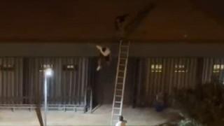 Özel güvenlik konseri kaçak izleyen genci çatıdan aşağı attı