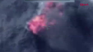 Denizde narko-terörist operasyonu: Hava kuvvetleri uyuşturucu yüklü tekneyi böyle vurdu