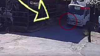 Kamyonun altında kalarak ölen 3 yaşındaki miniğin korkunç ölümü kamerada!