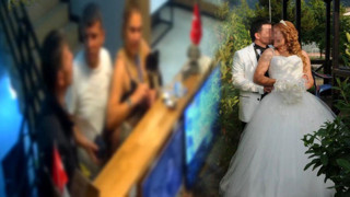 Eşiyle gittiği otelde ölü bulunan kadının son anları kamerada