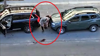 Şoförü tarafından vurulan iş insanının vurulma anı kamerada!