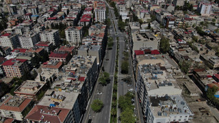 Asrın felaketinde yerle bir olan ilimizin son hali dron ile görüntülendi