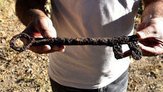 Yüzlerce yıllık tarihi kalenin anahtarı bulundu!